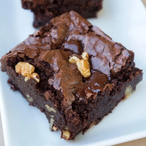 Delicious Dense Fudgy Brownies