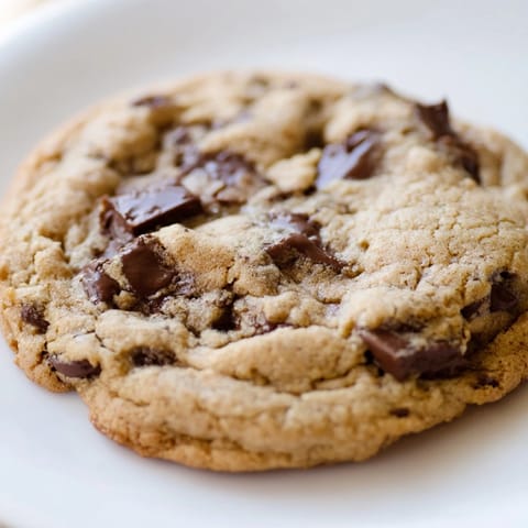 Golden-brown chocolate chip cookies, fresh from the oven, ready to satisfy any sweet craving.