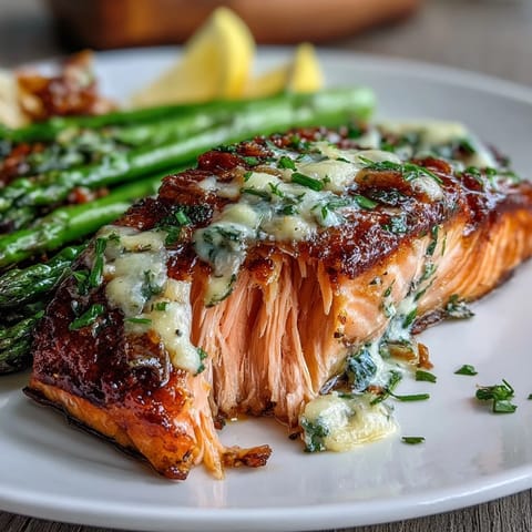 Garlic Butter Salmon Asparagus