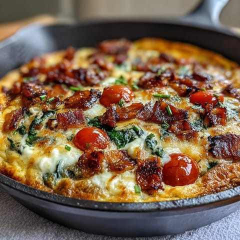 One-Pan Ham Cheese Frittata