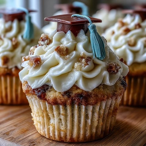 Graduation Cupcakes Fondant Caps