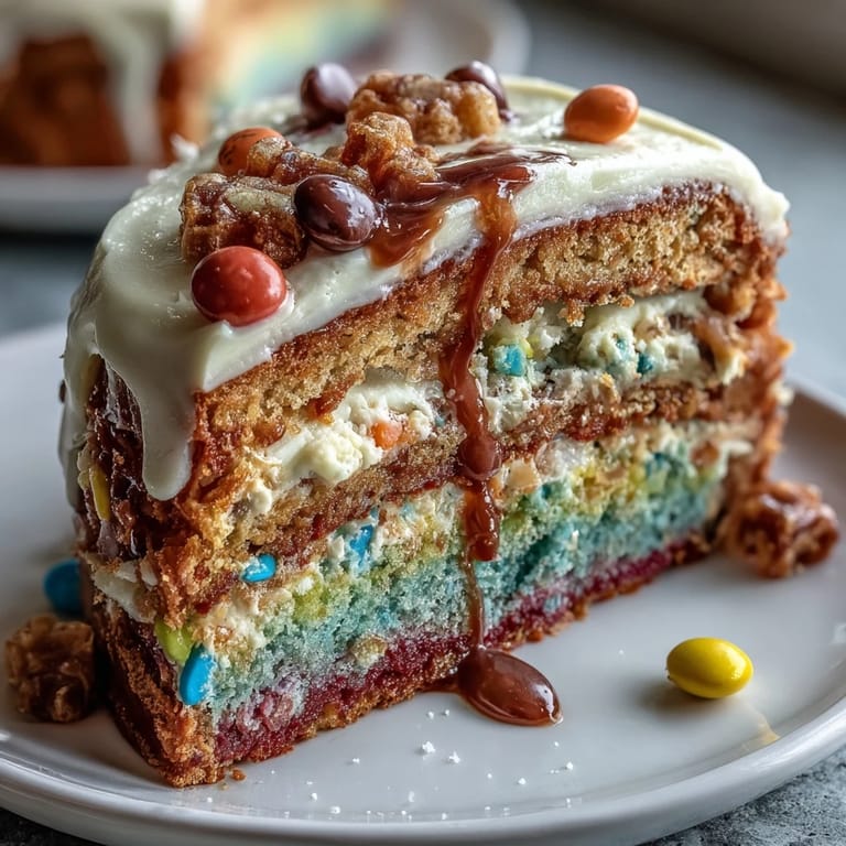 Colorful piñata cake with rainbow layers hides a surprise candy center, perfect for Cinco de Mayo parties.